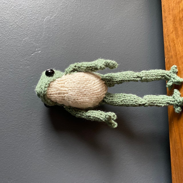 Fantasy Frog Knitting Digital Graphic · Creative Fabrica