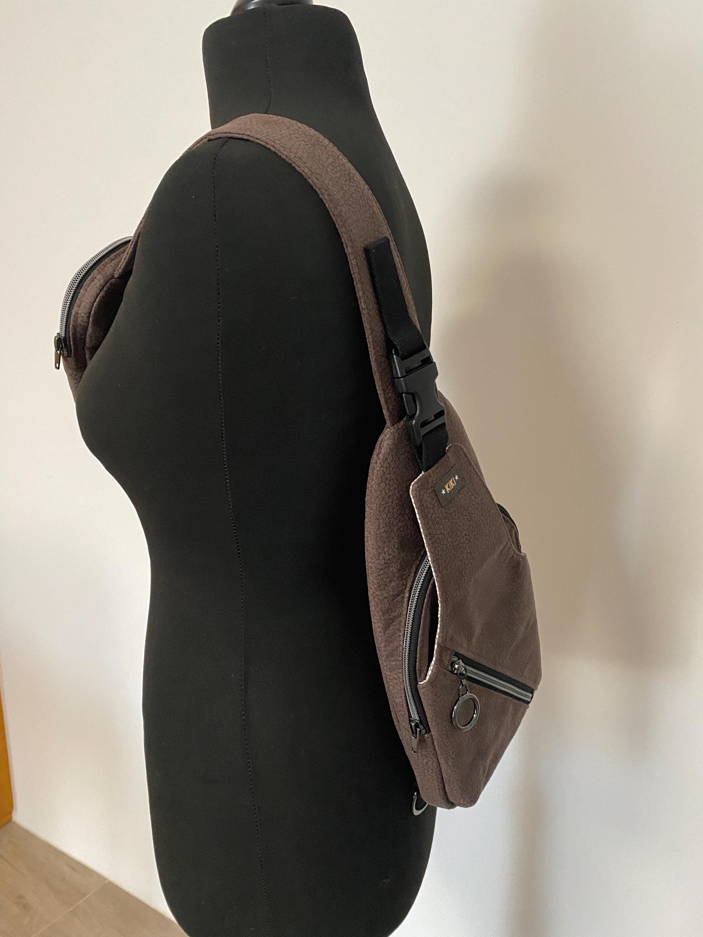 By Otis Leather Sling Backpack iThinksew - Patterns and More - Otis Sling Bag with Phone  main image 2
