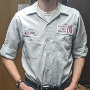 Custom Work Shirt Customized With Your Logo And Matching Name Etsy