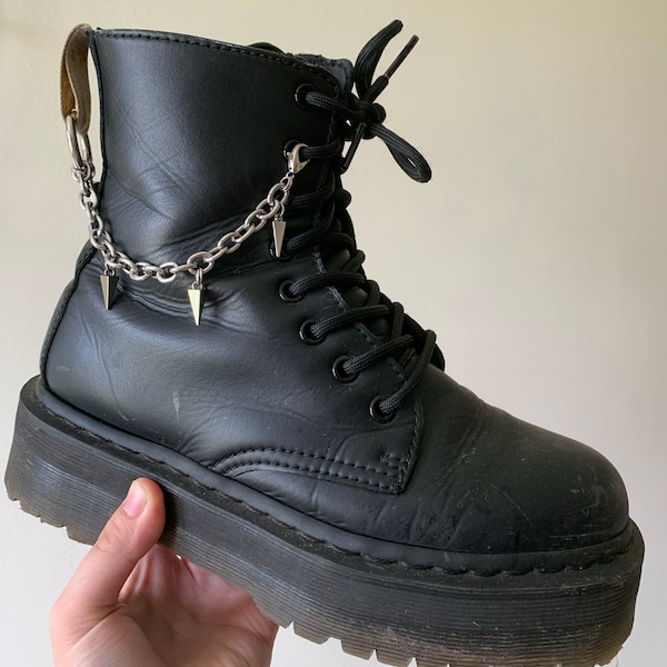 ALT SPIKE BOOT Chain Charms Hardware Grunge Charm, Shoe Accessories ...