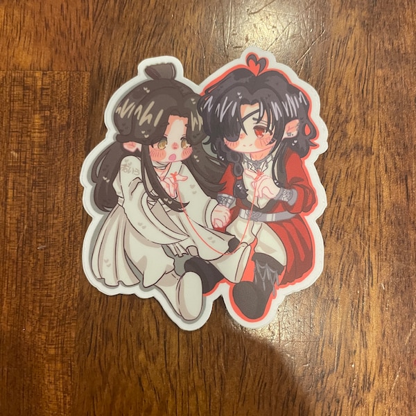 Xie Lian / Hua Cheng Chibi Sticker - Heaven Official’s Blessing - Etsy
