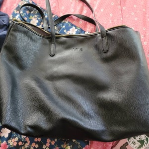 Personalized Tote Work Bag Vegan Leather Shopping Bag Shoulder Bag ...