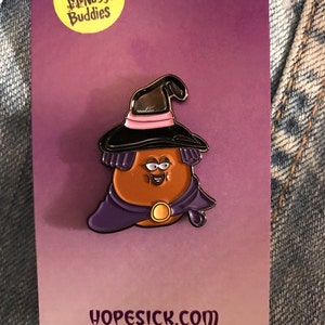 Witch Halloween Mcnugget Enamel Pin - Etsy