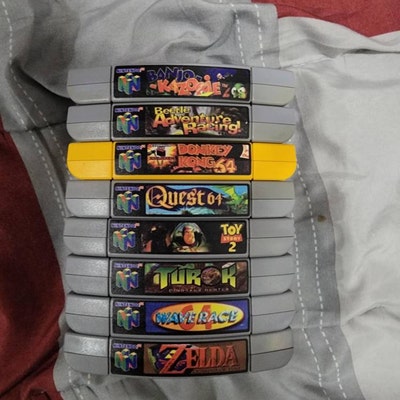 Nintendo N64 End Labels includes Full Library - Etsy