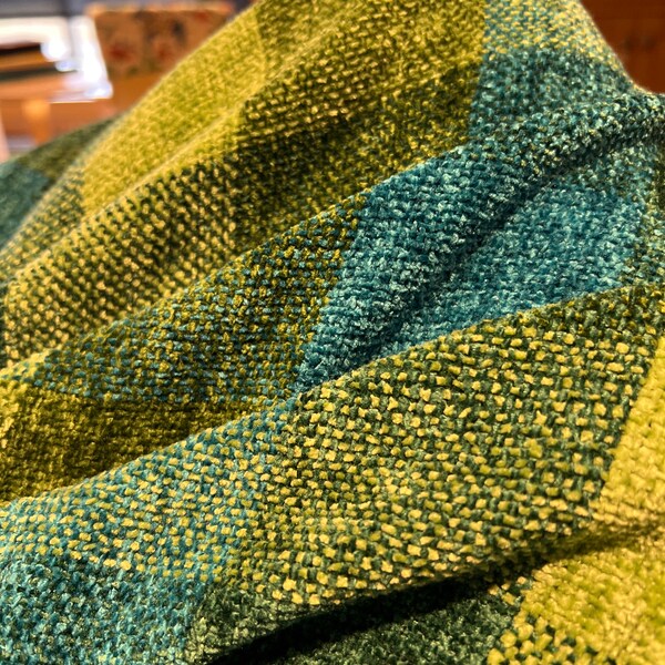Green Cotton Rich Throw Blanket main image 0