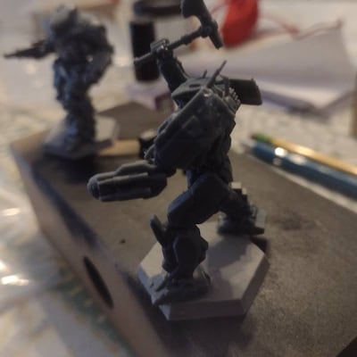 Caesar, Alternate Battletech Mechwarrior Miniature WITH BASE - Etsy