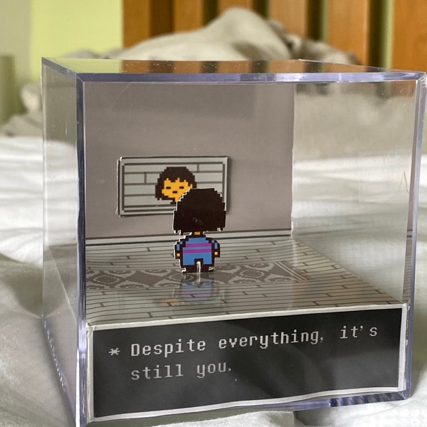 Undertale - DIY PDF Cube Diorama Template - Etsy