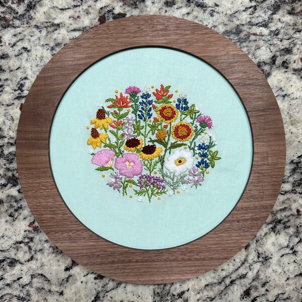 Texas Wildflowers Embroidery Pattern - Instant Digital Download - PDF ...