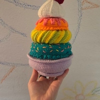 Stacking Ice Bags Pattern Ice Cream Stacking Toy Crochet Pattern - Etsy Canada