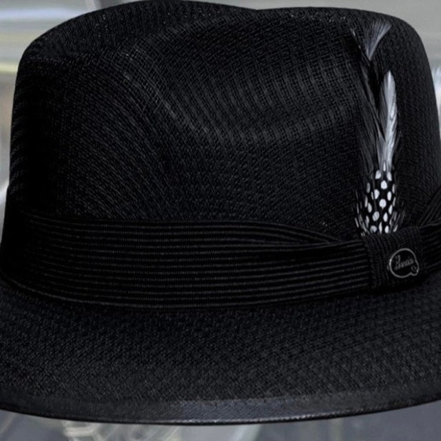 Classic Black Viejo Fedora Garcia Signature Hat - Etsy