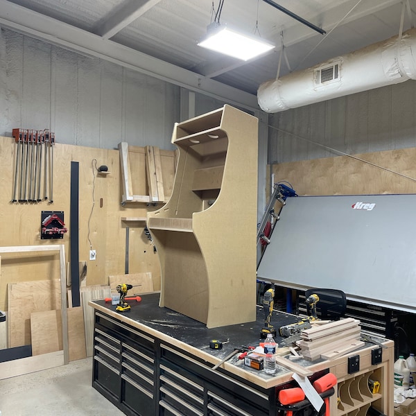 Upright Arcade Machine Design Plans Digital | 2 Player | 3/4