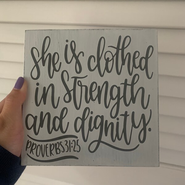 Mini Bible Verse Sign, Scripture Sign, Religious Sign, Shelf Sitter ...