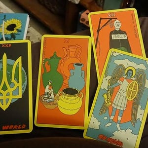Glory to Ukraine Tarot, 78 Cards Tarot Deck - Etsy