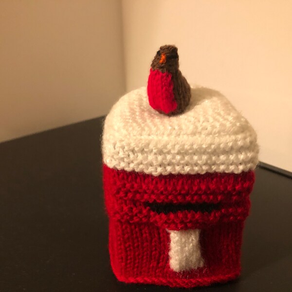 PDF KNITTING PATTERN Winter Post Box Chocolate Orange Cover, Christmas ...