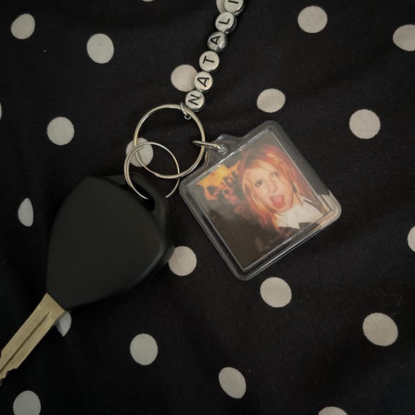 Custom Album Photo Keychain Phone Charm - Etsy