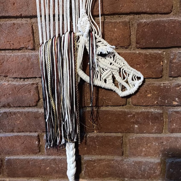 Macrame Horse, Macrame Unicorn, Macrame Tutorial Pattern in ENGLISH ...