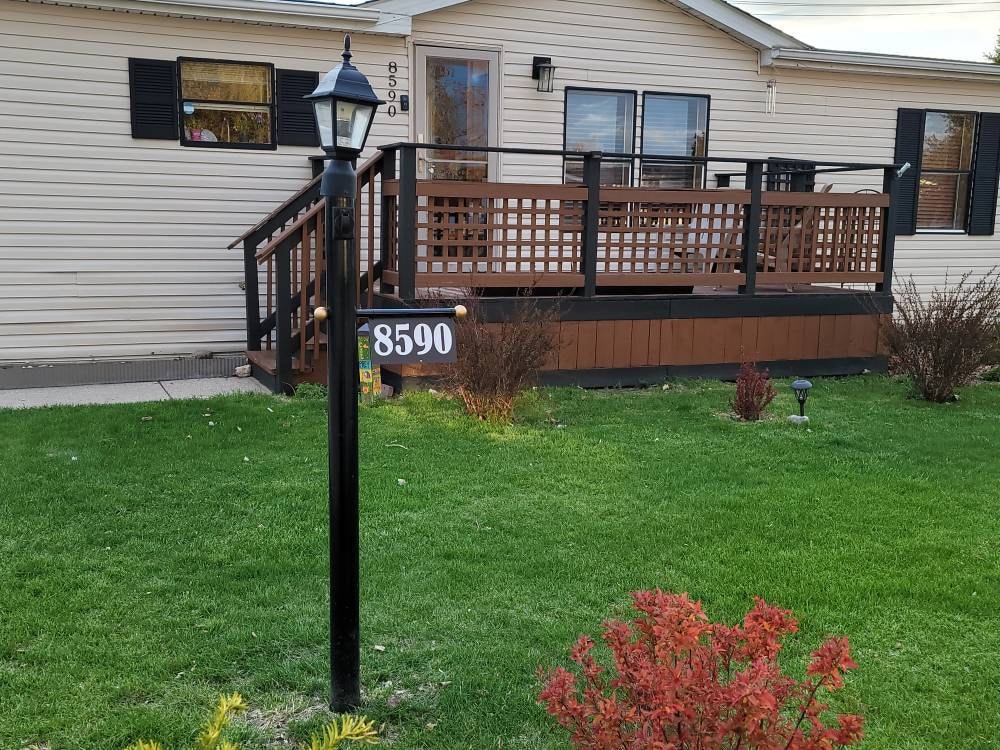 Mailbox or House address sign- Street number- House number- address sign for mail, delivery address sign, Emergency house numbers, aluminum