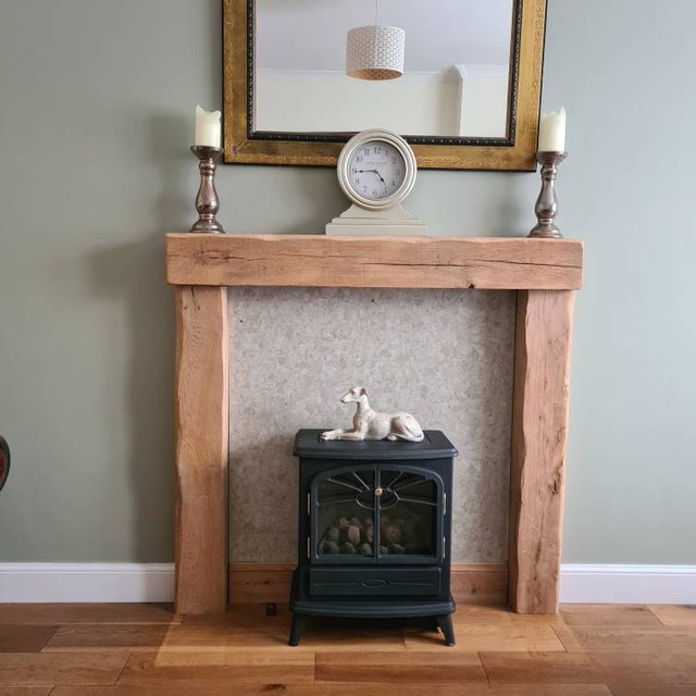 Traditional Solid Oak Beam Fire Surround With Fitting Kit. - Etsy