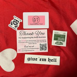 Give Em Hell Mirror Decal, Car Mirror Decal, Affirmation Car Sticker