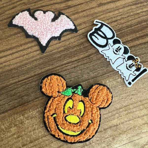 Halloween Disney Patches - Stoney Clover Lane Dupe - 3m Stick on Patch ...