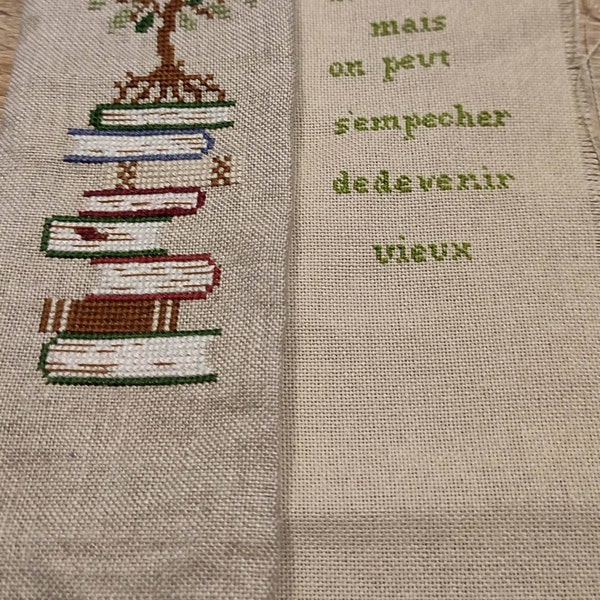 Cross Stitch Pattern Pdf Bookmark Reading Books Modern, SO-BM58 'wisdom ...