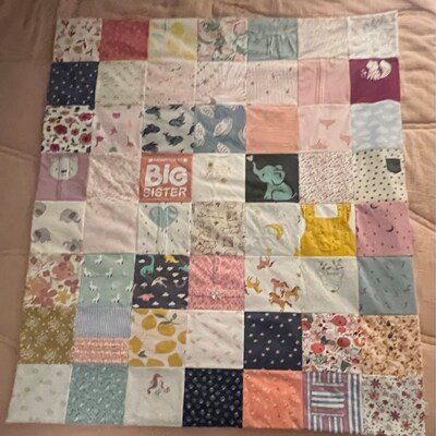 Baby Clothes Blanket, Baby Blanket, Memory Blanket, Baby Quilt, Custom ...