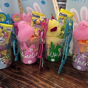 Easter Cups for Kids, Easter Basket Stuffers, Easter Decor, Kids Water ...