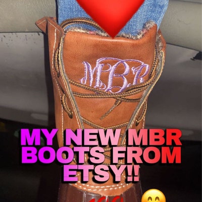 Duck Boots for Women Monogrammed - Etsy