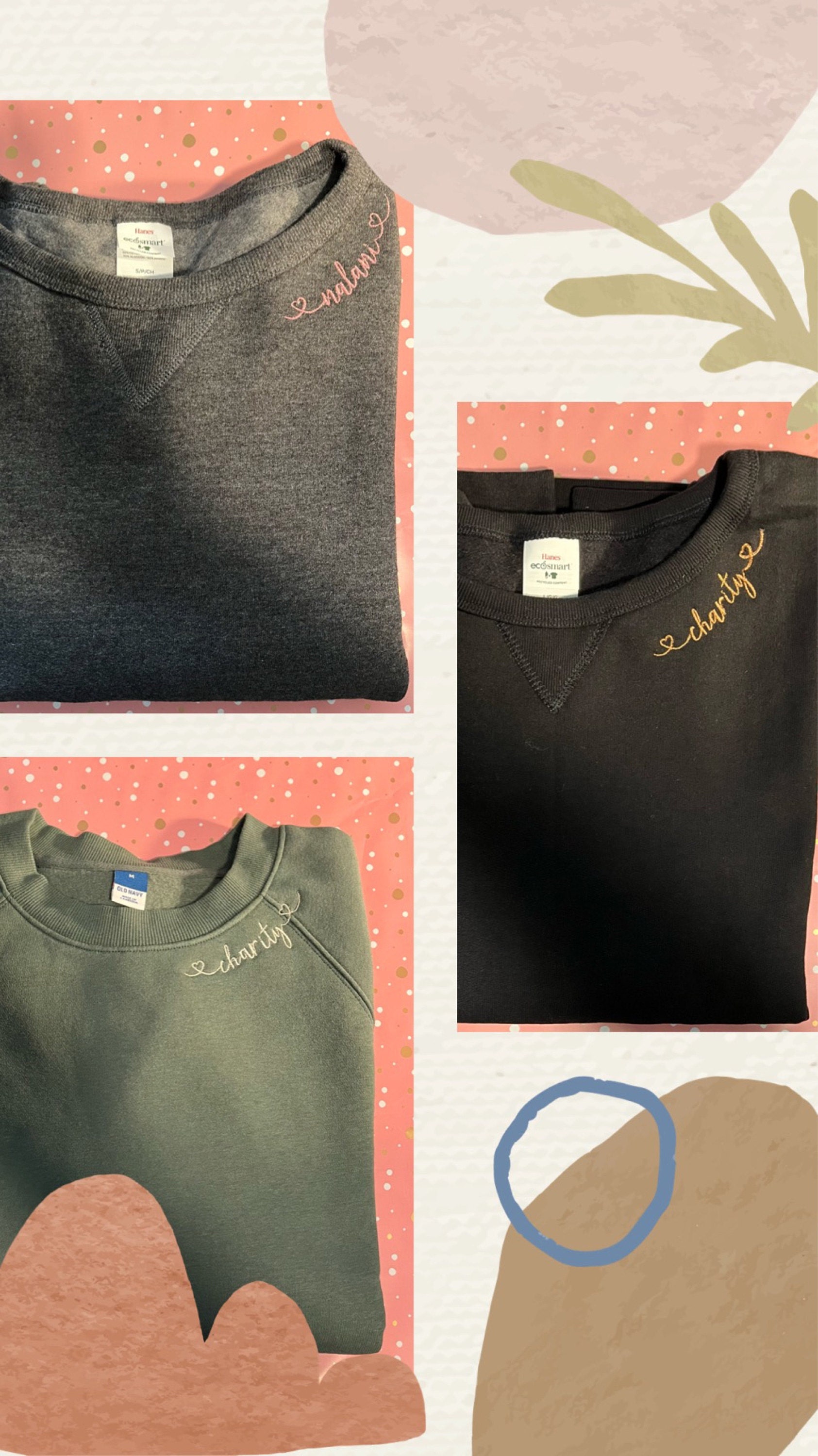Customer photo for 10 Embroidery fonts bundle