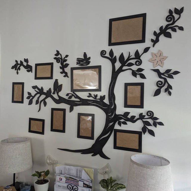 solacol Family Tree Notebook Decorative Hanging Cloth Wall Decoration Can  Record Family Names And Information 