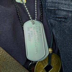 Death Stranding Cliff Unger Military Dog Tags - Etsy 日本