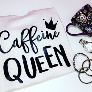Download Caffeine Queen SVG Caffeine Lover Coffee Crown First ...