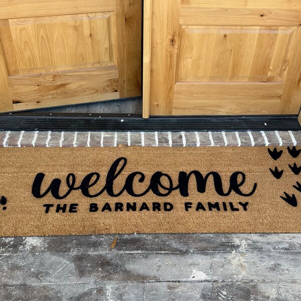 Custom 24 X 72 Inch Doormat, Extra Large Doormat,x-large Doormat,double ...