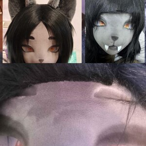 カスタムファースーツヘッドコミッション：ケモノコスプレマスク