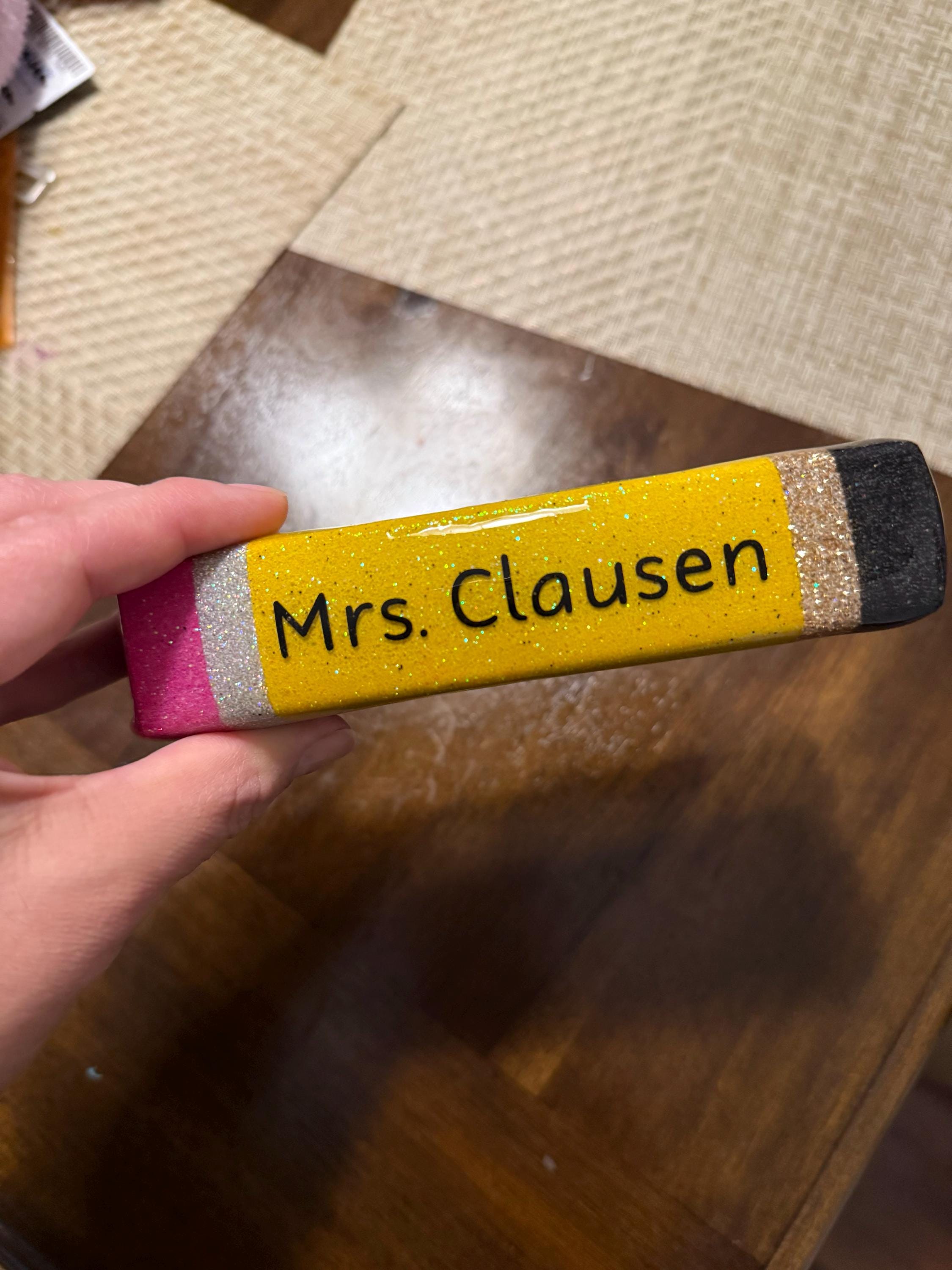 Personalized Stapler|Teacher Stapler|Pencil Stapler|Glitter Stapler|Cute Teacher Gift| Epoxy Resin Stapler|Crayon Stapler|Notebook Stapler