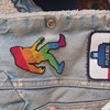 They/them Causing May/hem Pronoun Patch, Non-binary Personal Pronouns ...