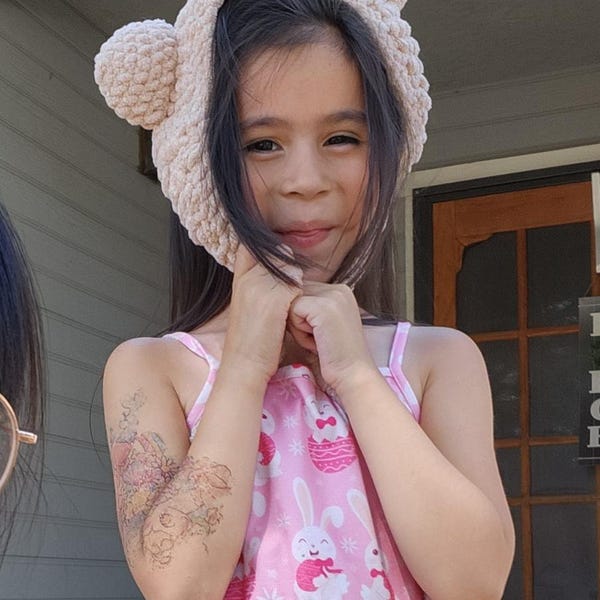 Fluffy Teddy Bear Earmuffs Pattern Etsy