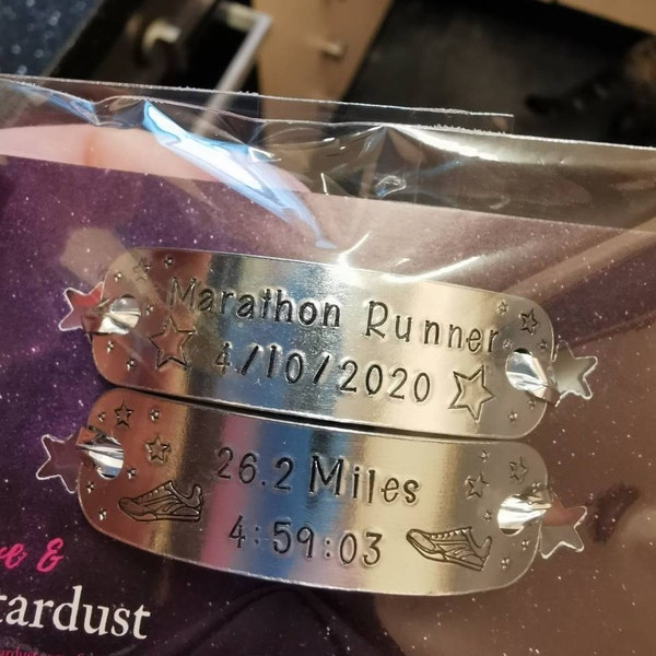 Runner Tags Labels Personalised Trainer Tags, Fully Customised Gift for a Runner, Design ...