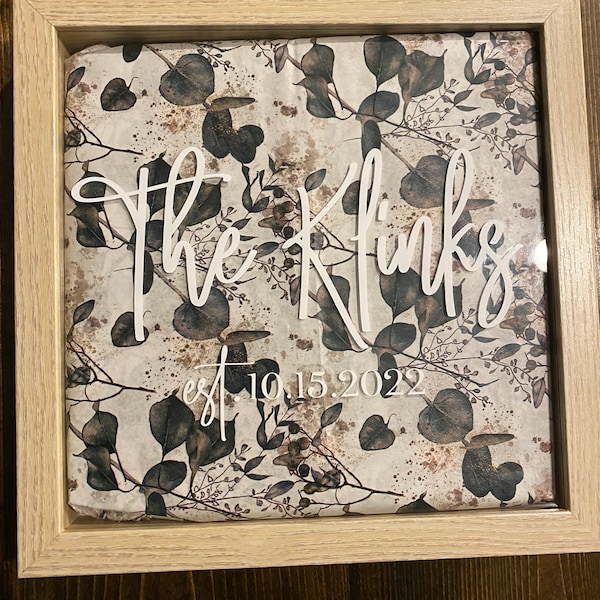 Personalized Wedding Photo Album With Modern Script - Beige/White, 21-30 Pages (Shudehill 310110-P)