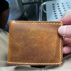 Handmade Leather Soccer Bifold Cool Men Long Wallet PERSONALIZED MONOG –  Feltify