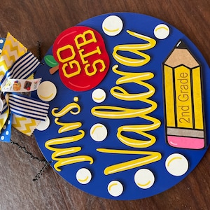 Customized Space Themed Sign Laser Cut Teacher Sign - Etsy