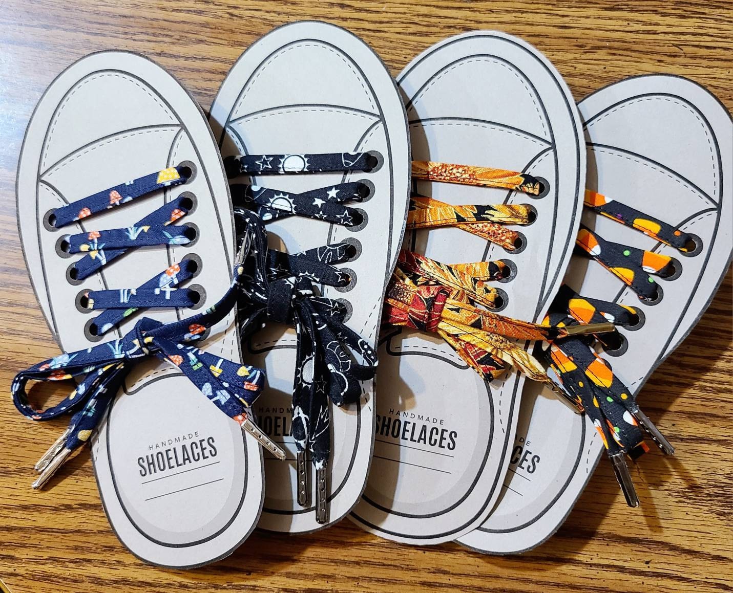 PRINTABLE Shoelace Display Cards Wrap label Digital PDF cut out