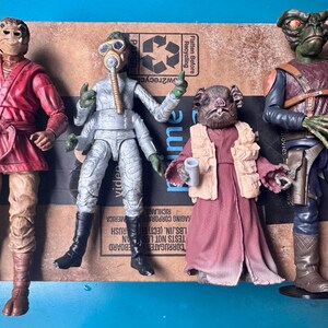 Cantina Alien SET 2 - 3D Printed Head Sculpt - Black Series Scale
