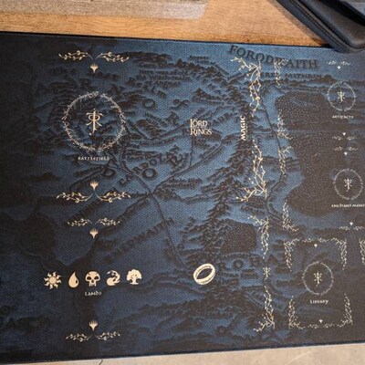 thumbnail image 2 of Pokémon TCG Playmat With Zones – Extra Thick Rubber Mat, Non-Slip, Usable As Mousepad – Includes Free Bag 2 of 2