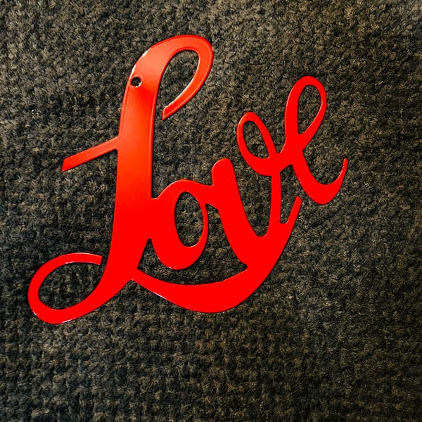 Love Lettering Sign DXF File Svg / Png / Pdf / Eps / Ai File Cnc Plasma ...
