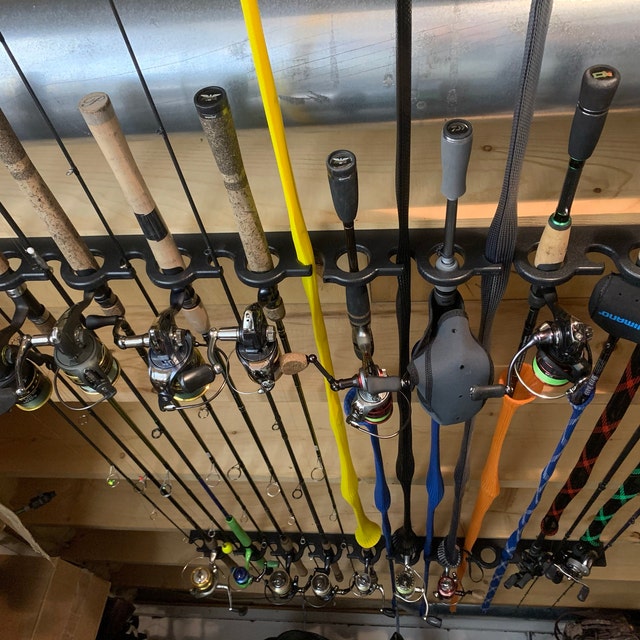 Buy 21 INSHORE Fishing Rod Rack Holder Garage Ceiling or Wall Mounted  Storage organizer for Pole and Reel Perfect Fishing Gift Online in India 