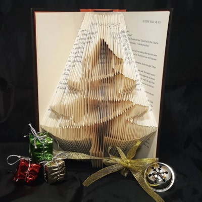 Book Folding Pattern CHRISTMAS TREE 424 Pages Tutorial With Simple ...