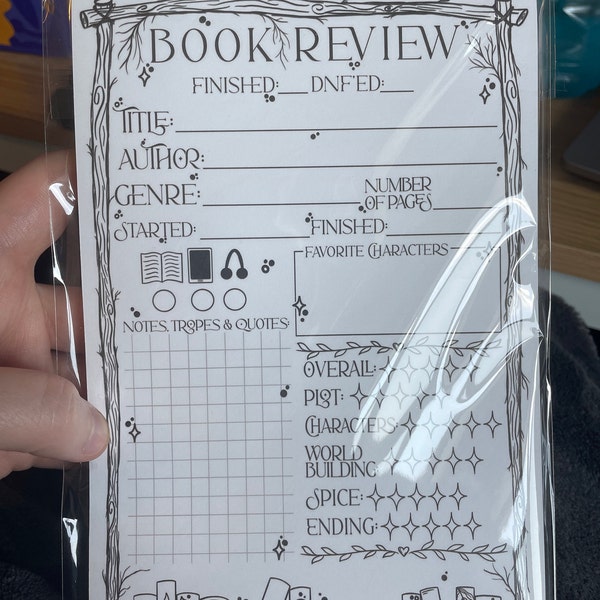 Book Review Notepad | 5