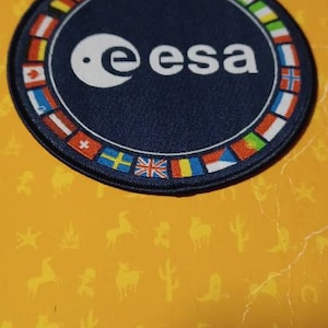 Patch Toppa Ricamata Esa European Space Agency Termoadesiva o da