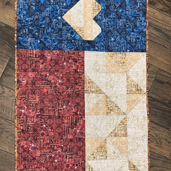Texas Edge to Edge Quilting Design: Continuous Line Pattern for ...